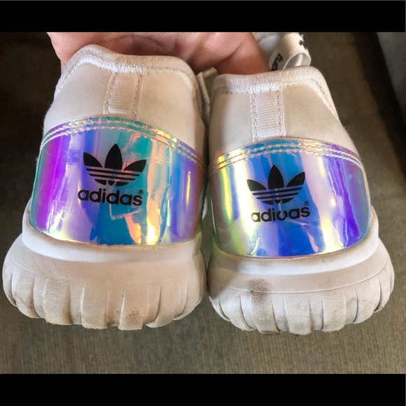 Ultra Rare Adidas Tubular Holographic Iridescent 7 - Picture 6 of 10